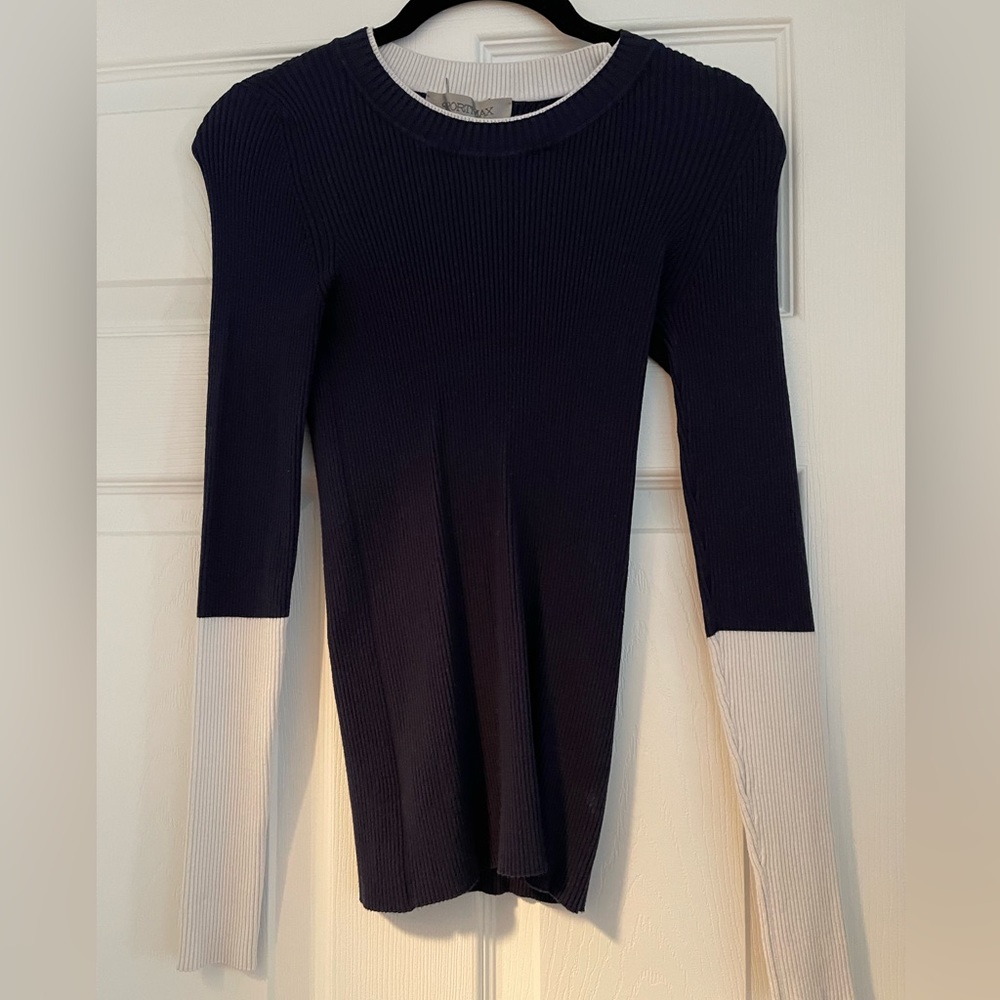 Sportmax navy knit sweater